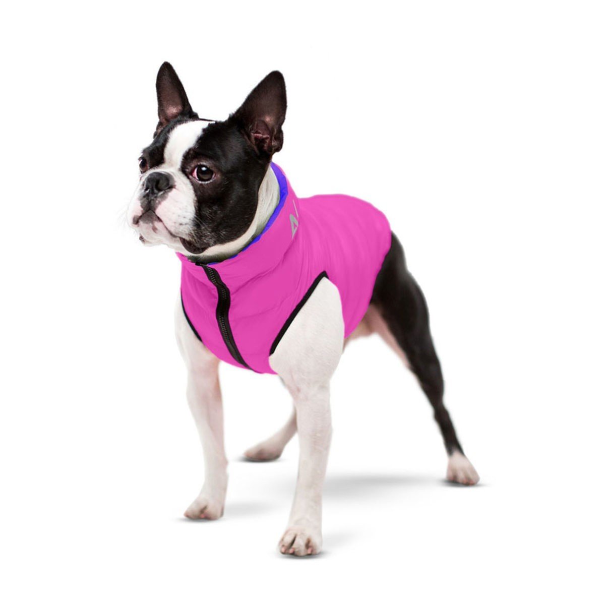 Курточка для собак AiryVest двухсторонняя, M40, розовато-фиолетовая. - фото 2