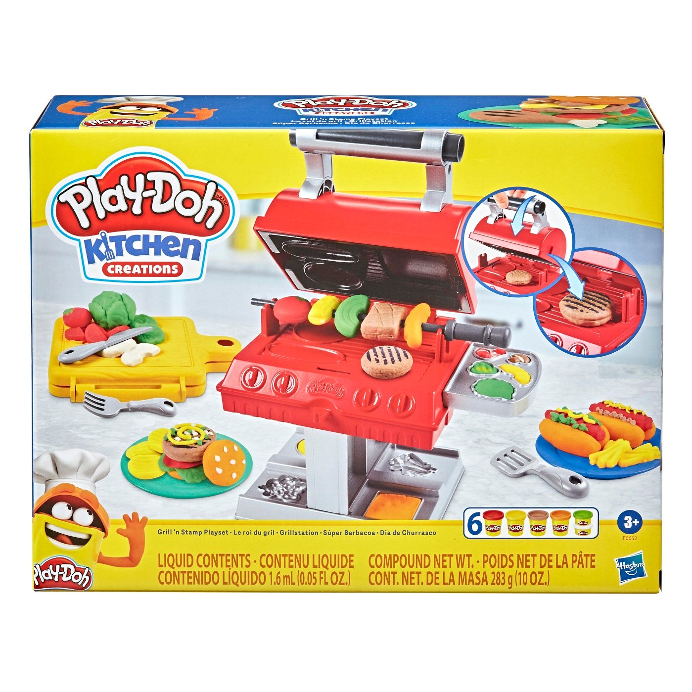 Игровой набор для лепки Hasbro Play-Doh Гриль (F0652) - фото 1
