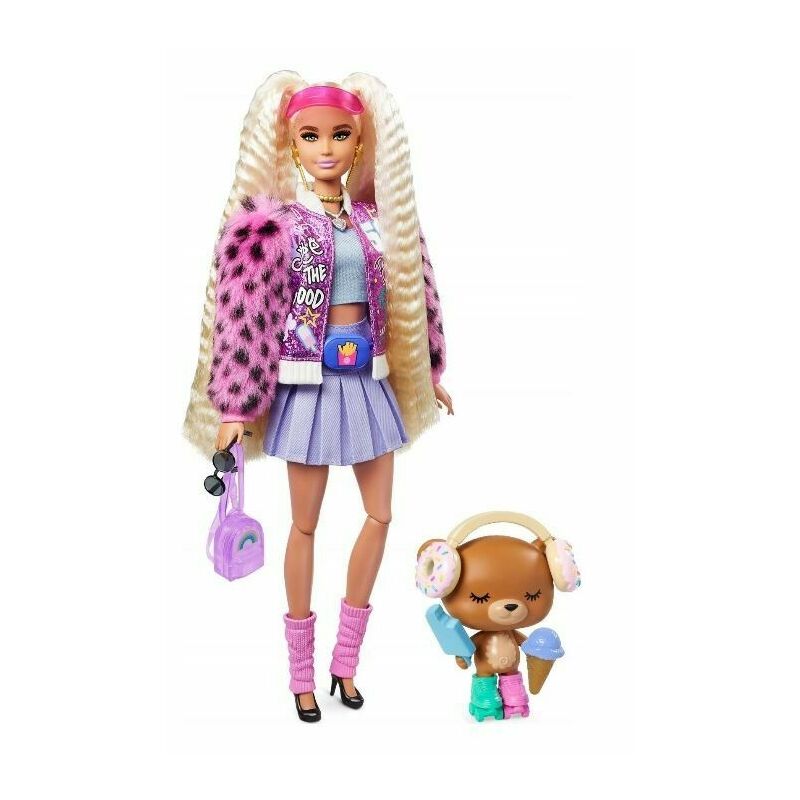 Кукла Barbie Екстра с двумя белыми хвостиками (GYJ77) - фото 2