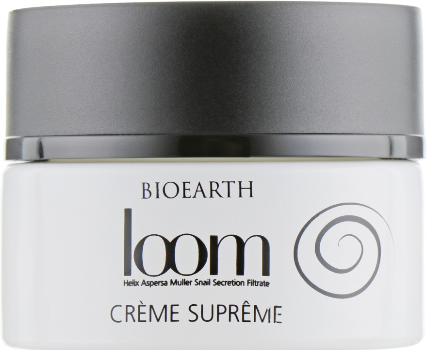 Крем для обличчя Bioearth Loom Supreme Cream з екстрактом слизу равлика 50 мл - фото 2