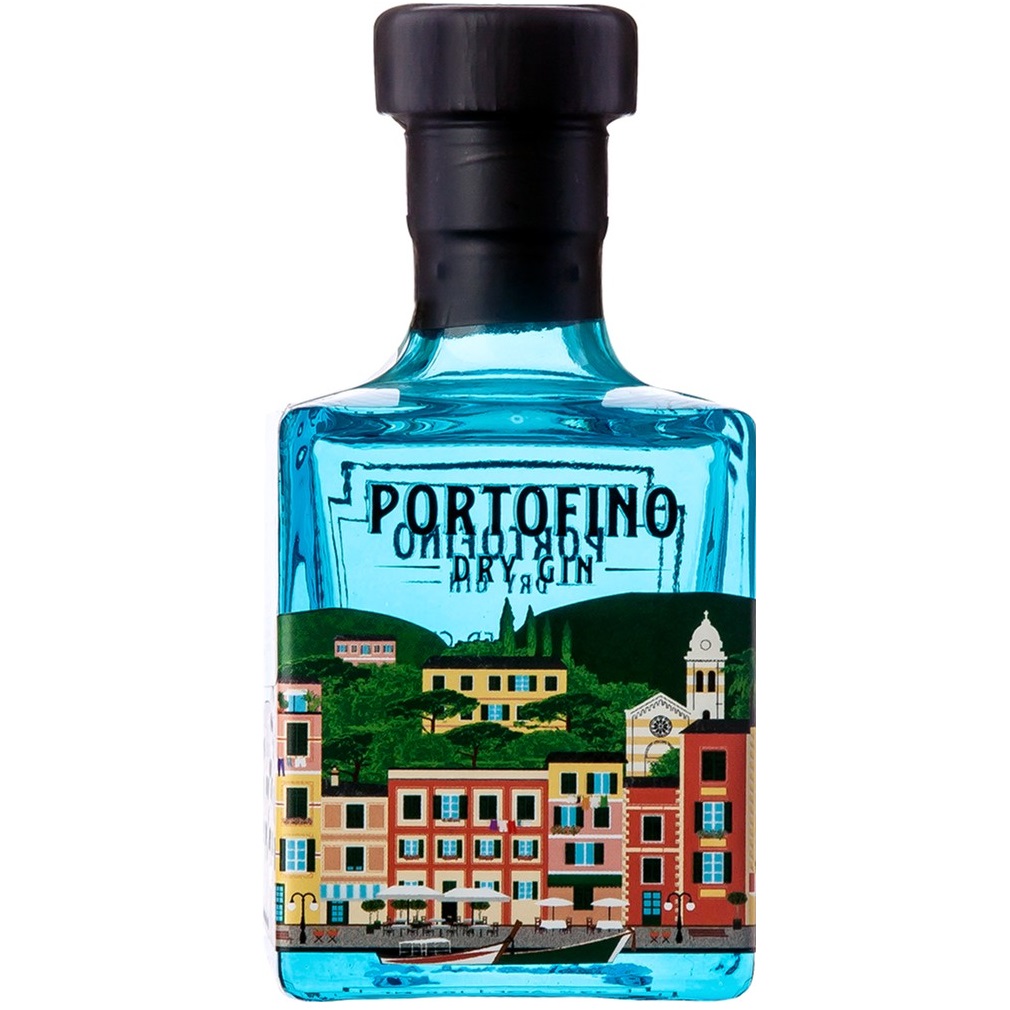 Джин Portofino Dry Gin, 43%, 0,1 л - фото 1