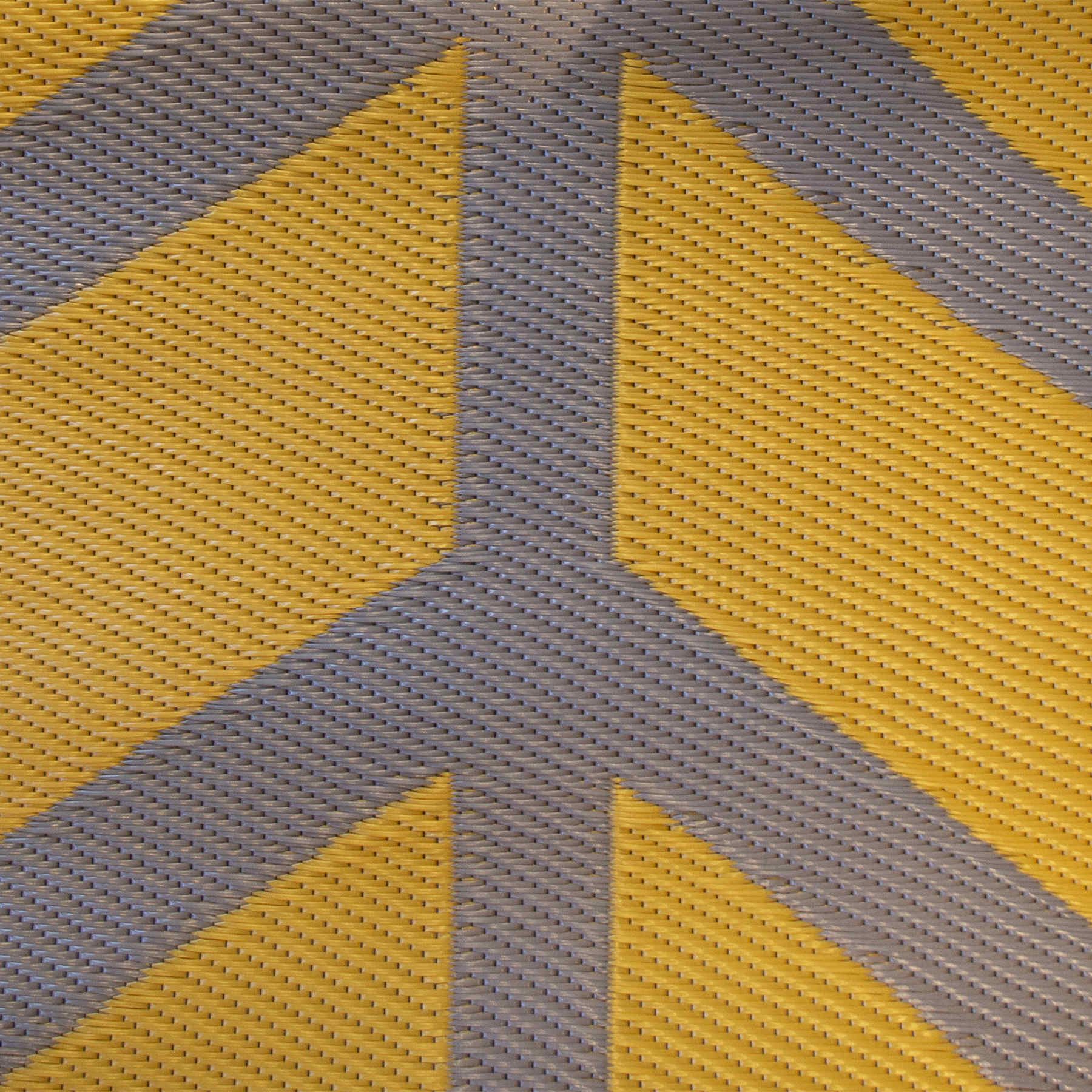 Коврик для пикника Bo-Camp Flaxton Extra Large желто-серый (4271091) - фото 3