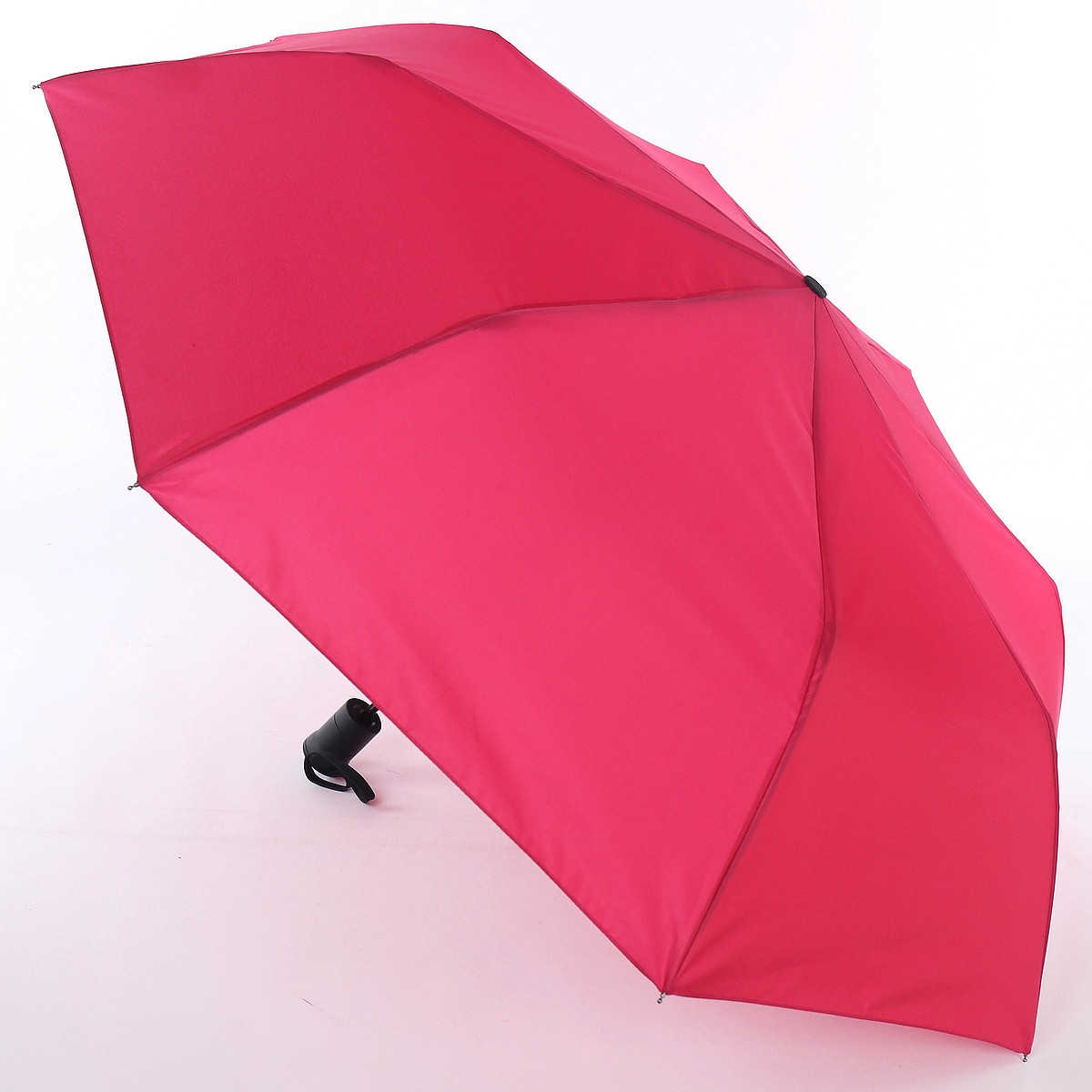 Женский складной зонтик полуавтомат Art Rain 98 см малиновый - фото 2