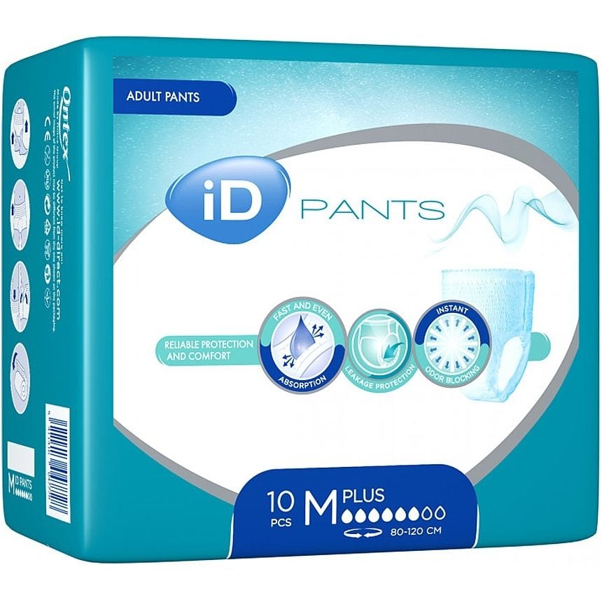 Подгузники-трусики для взрослых iD Pants Plus M, 10 шт. - фото 2