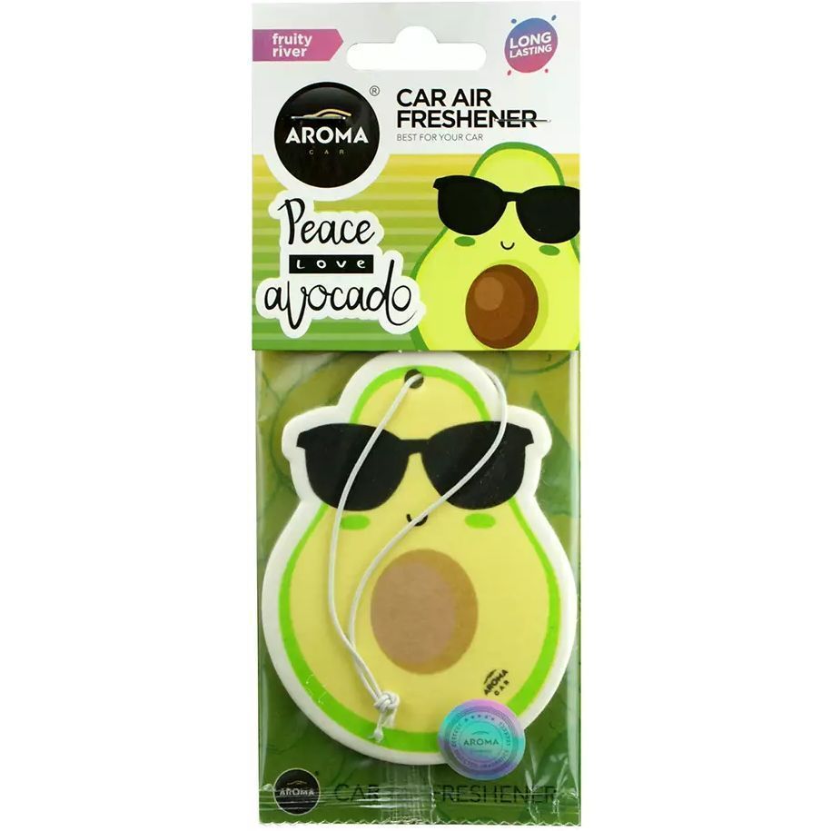 Ароматизатор Aroma Car Cellulose Avocado Fruity River - фото 1