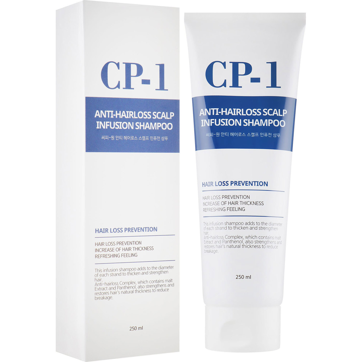 Шампунь Esthetic House CP-1 Anti-Hair Loss Scalp Infusion Shampoo против выпадения волос 250 мл - фото 1