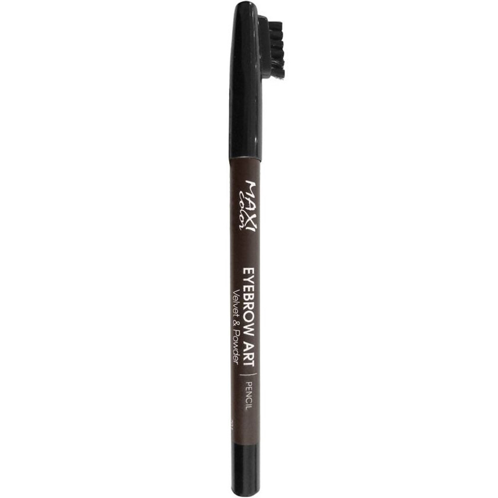 Олівець для брів Maxi Color Eyebrow Art №4 брюнет 1 г - фото 1
