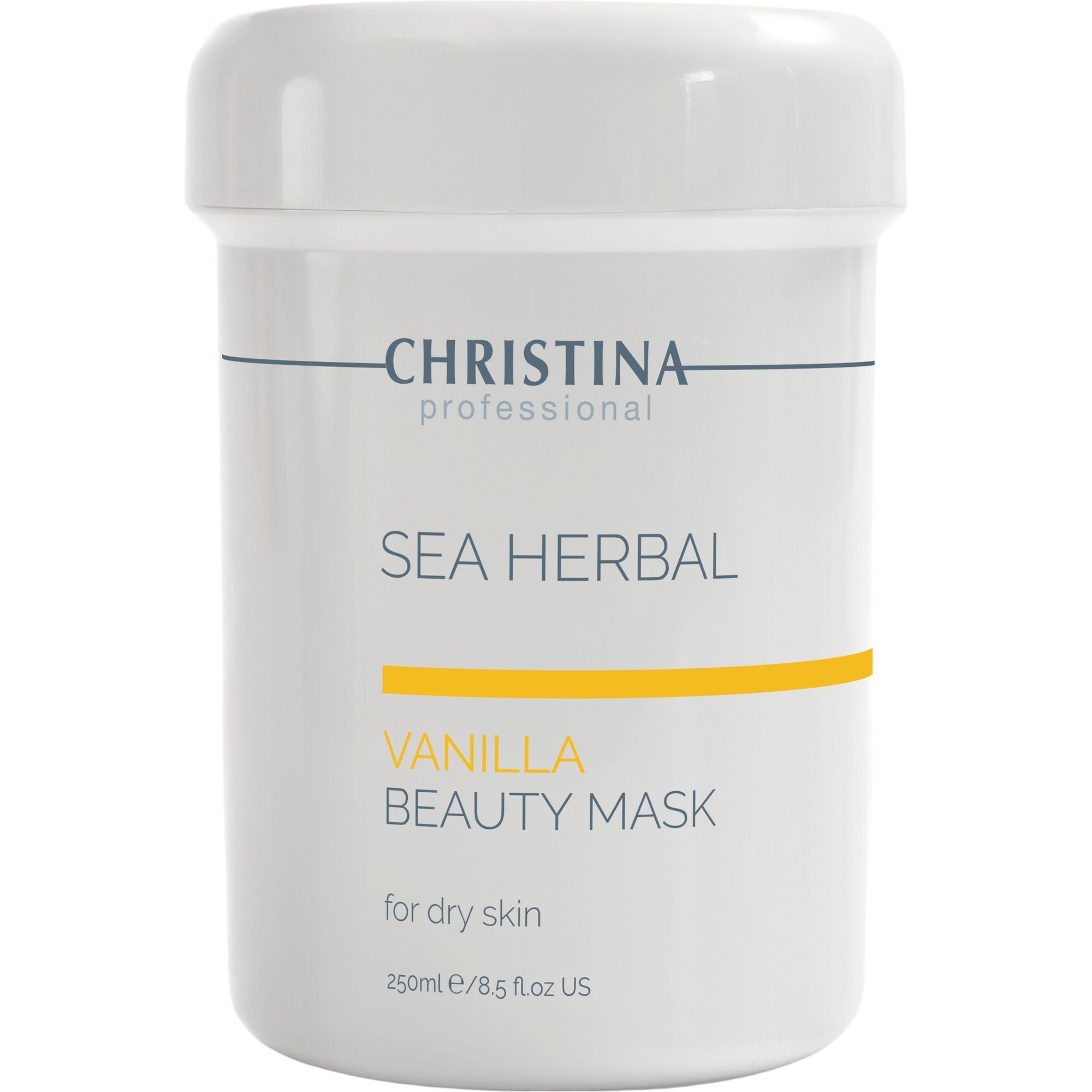 Ванильная маска красоты для сухой кожи Christina Sea Herbal Beauty Mask Vanilla For Dry Skin 250 мл - фото 1