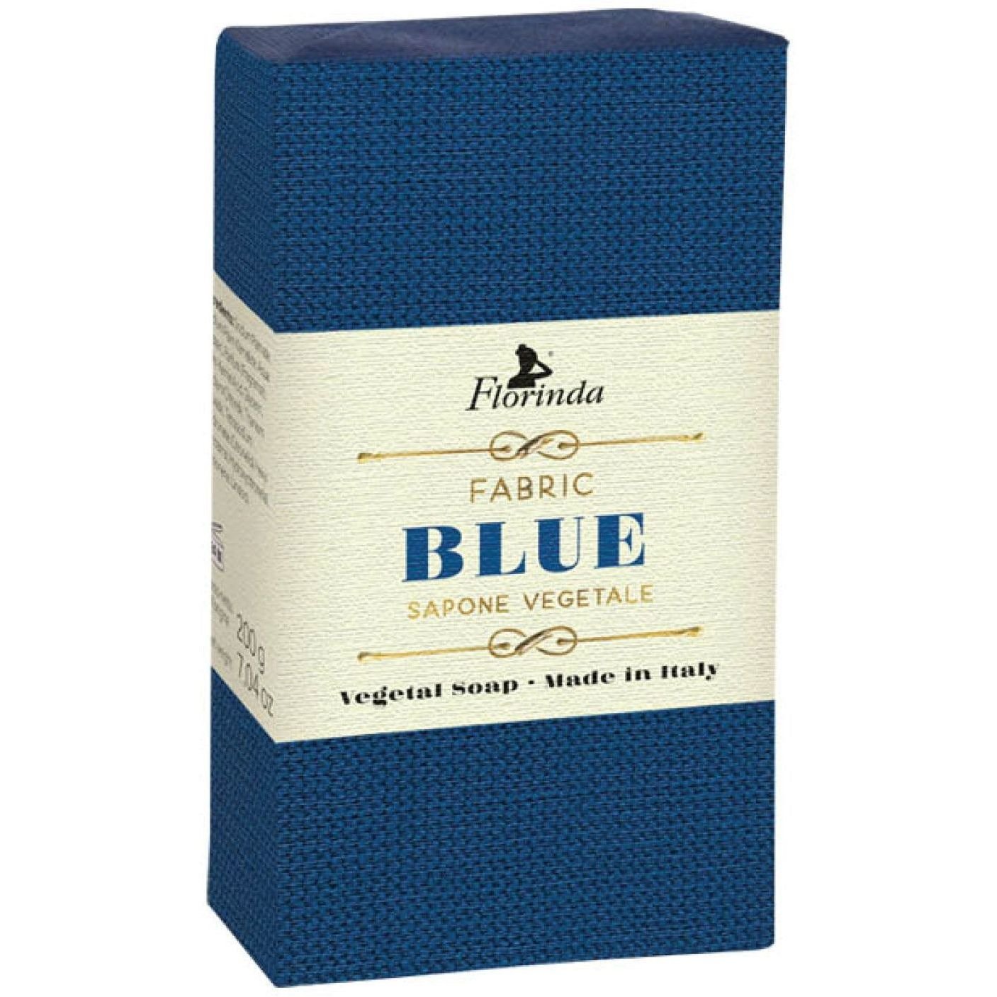Мыло натуральное Florinda Итальянские ткани, синее, 200 г - фото 1