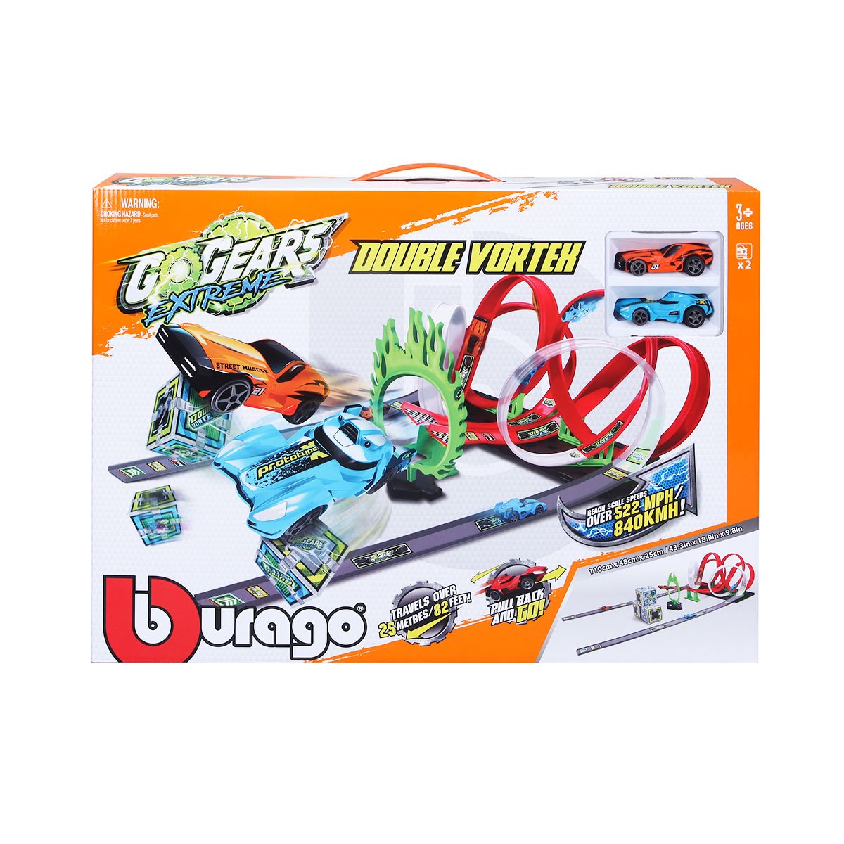 Игровой набор Bburago GoGears Extreme Двойной вихрь (18-30532) - фото 2