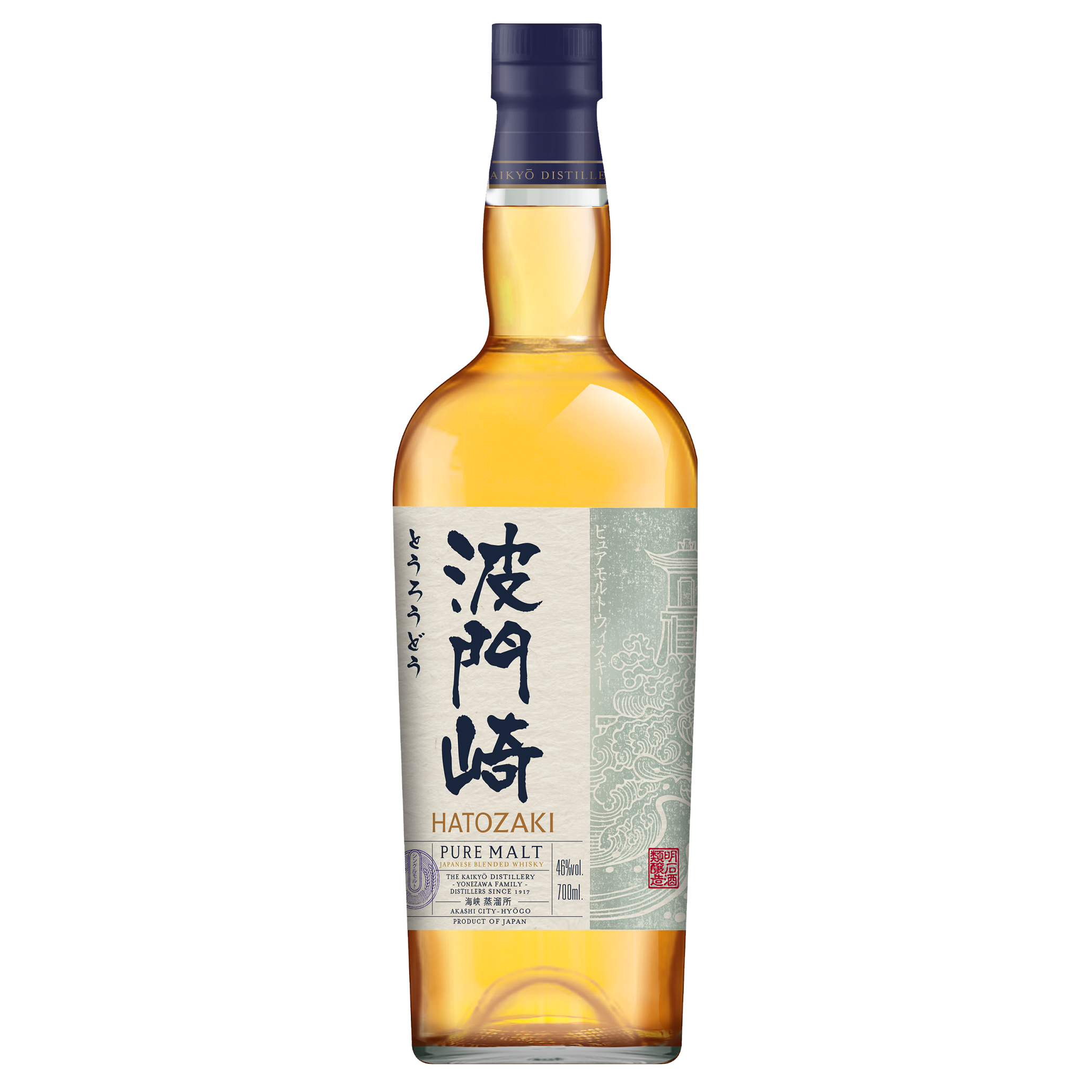 Виски Hatozaki Pure Malt Japanese Blended Whisky, 46%, 0,7 л - фото 1