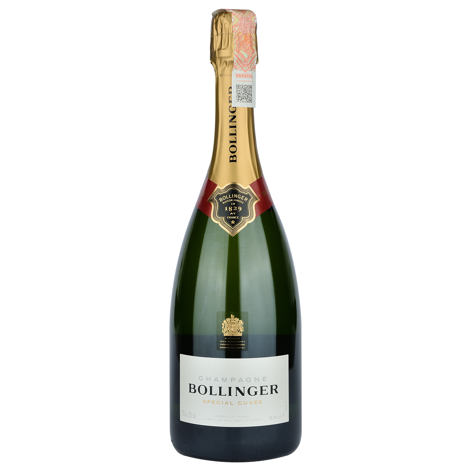Шампанське Bollinger Special Cuvee Champagne, біле, брют, 0,75 л (49272) - фото 1