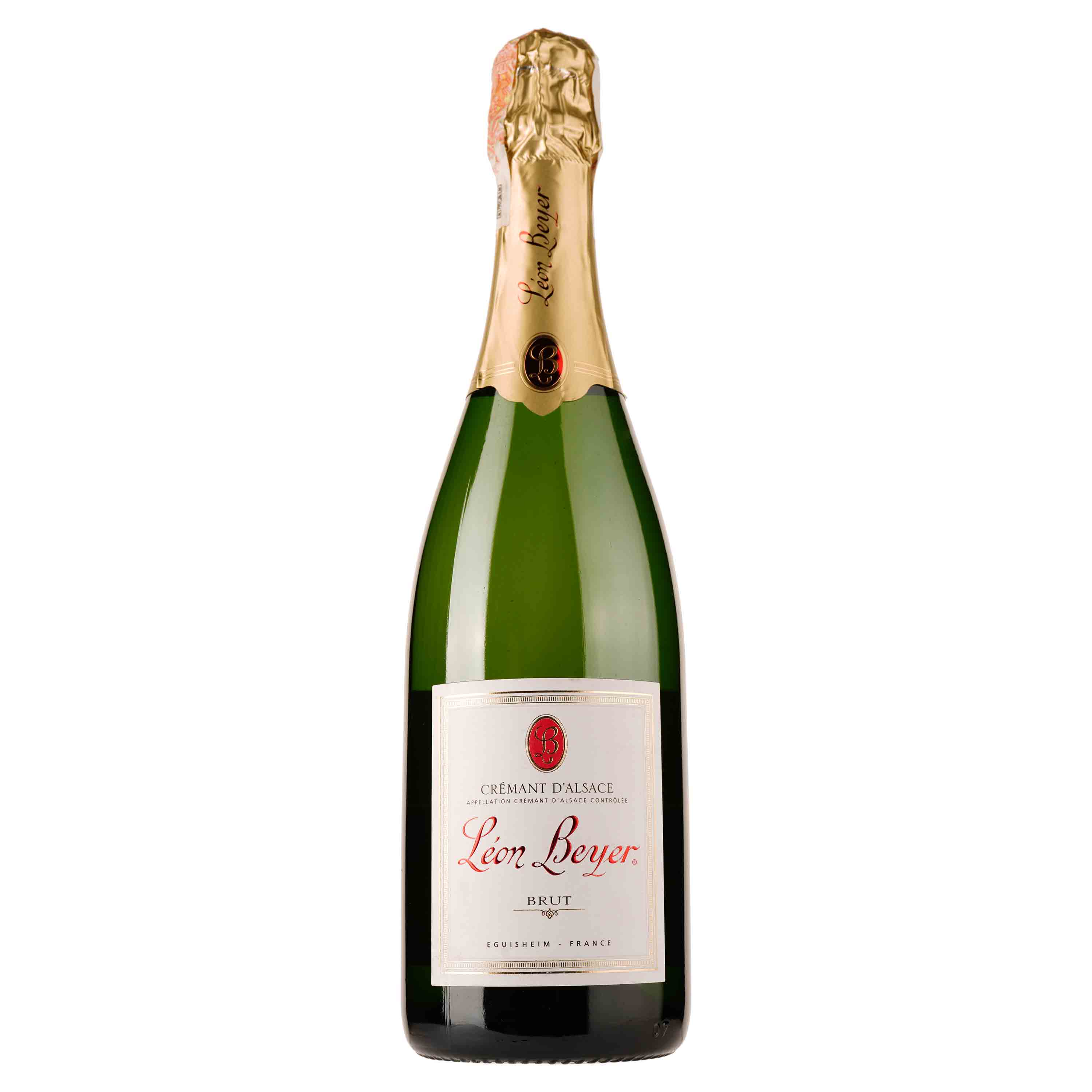 Игристое вино Leon Beyer Cremant d’Alsace Brut, белое, сухое, 0,75 л - фото 1