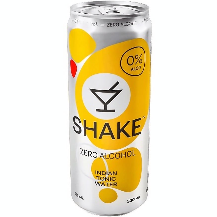 Напиток Shake Indian Tonic Water, б/алк, сил/газ, з/б, 330 мл - фото 1
