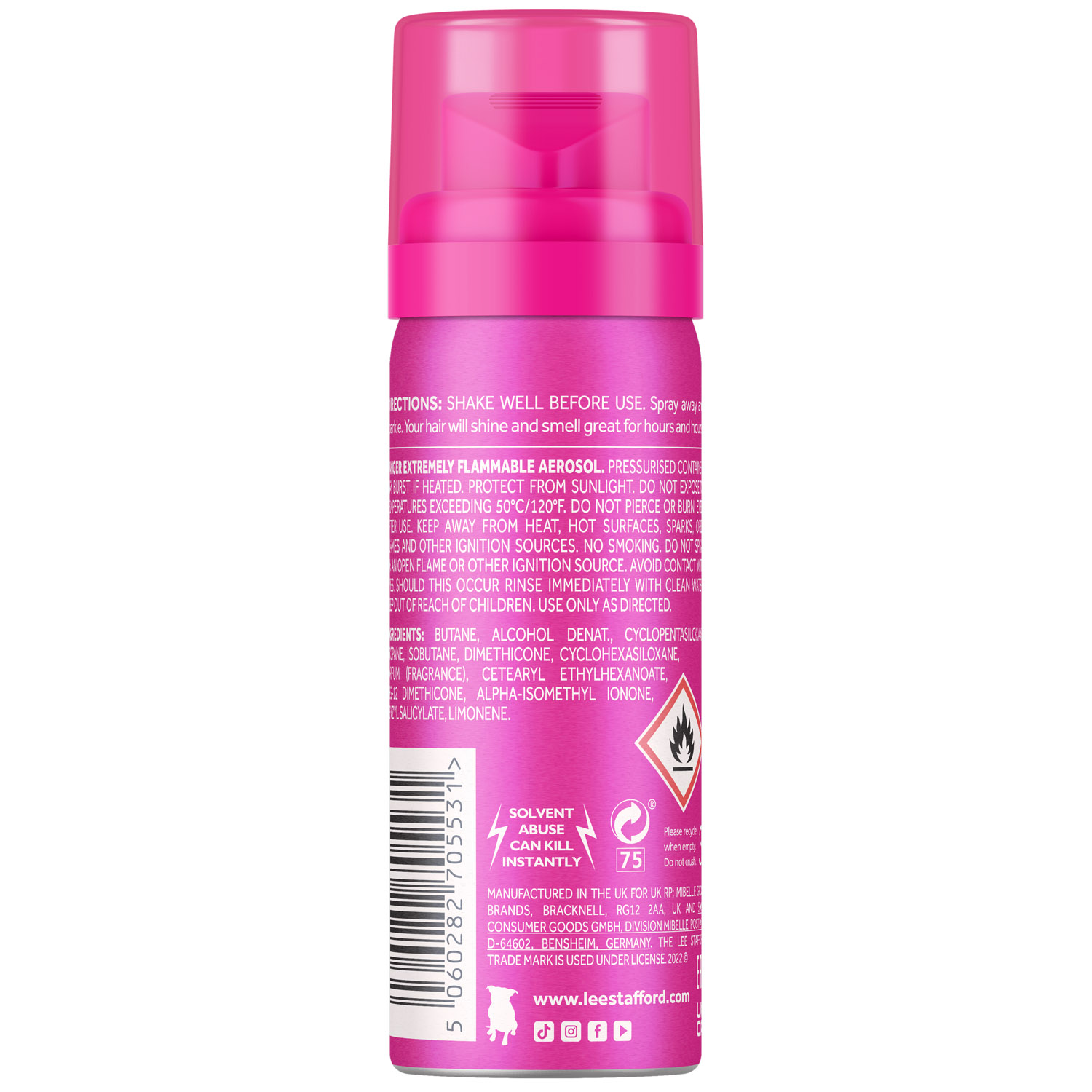 Спрей для блеска волос Lee Stafford Lightweight Shine Spray 50 мл - фото 2