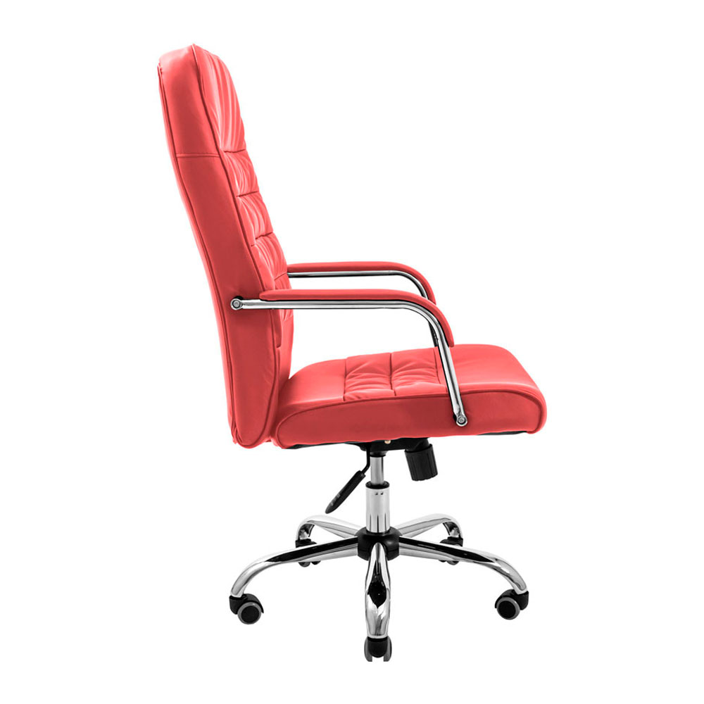 Кресло офисное Richman Лион Ю Хром M-1 Tilt красный (RCM-1061) - фото 4