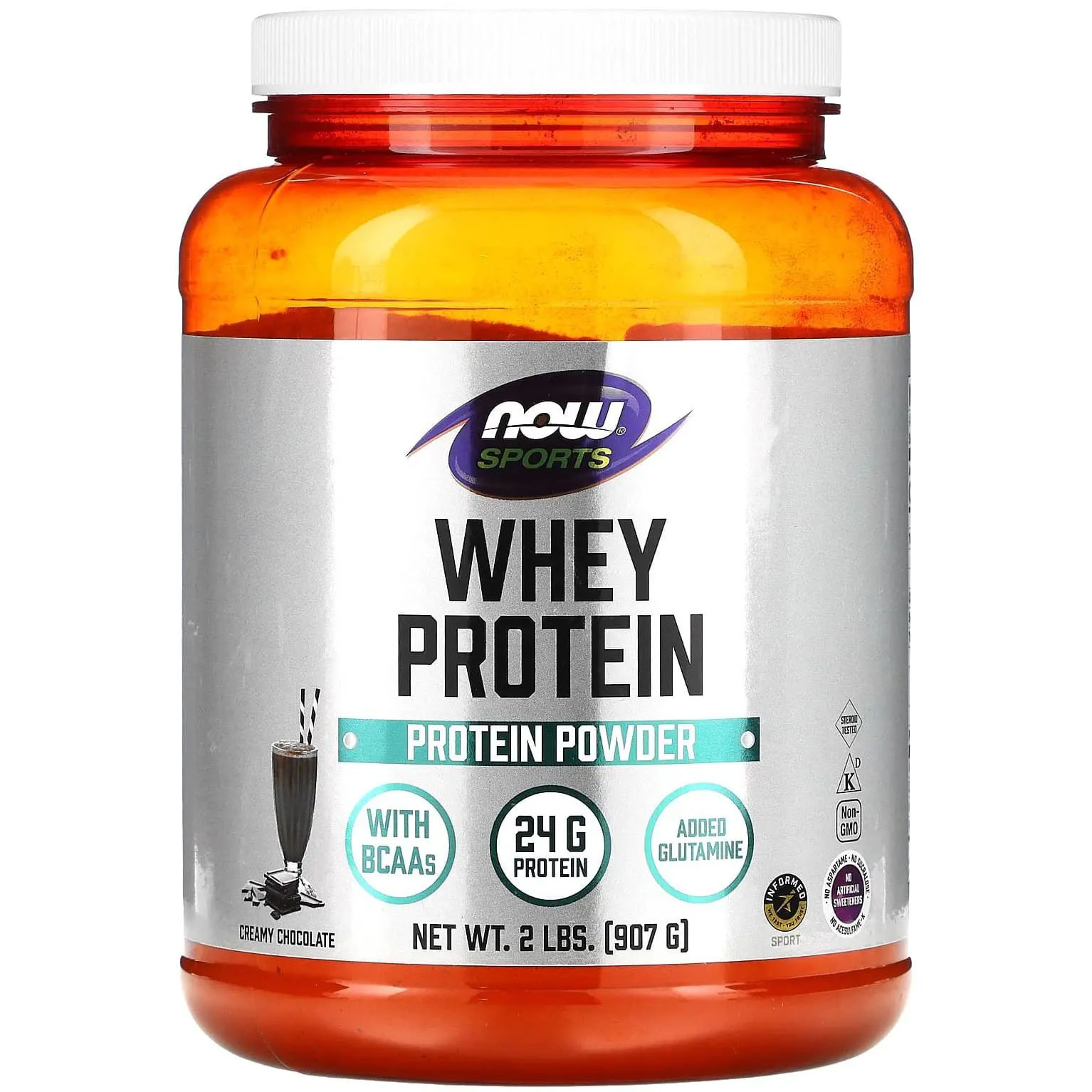 Сироватковий протеїн Now Whey Protein Sports Вершковий шоколад 907 г - фото 1