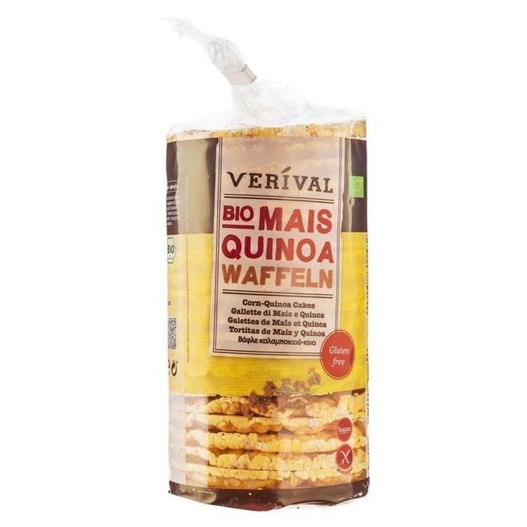 Вафлі Verival Mais Quinoa Waffeln кукурудзяні з кіноа органічні, 100 г - фото 1