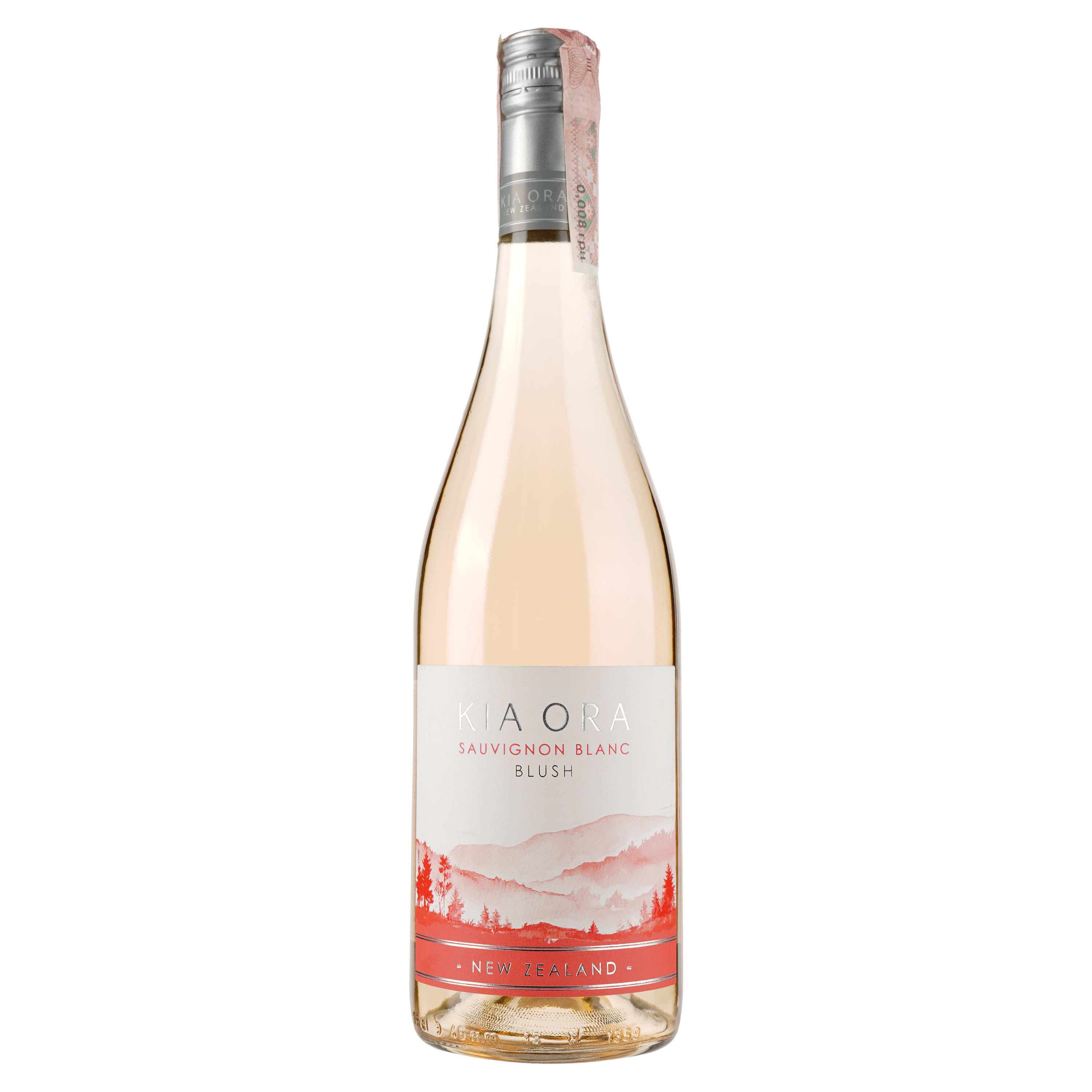 Вино Kia Ora Sauvignon Blush Rose, рожеве, сухе, 12,5%, 0,75 л - фото 1