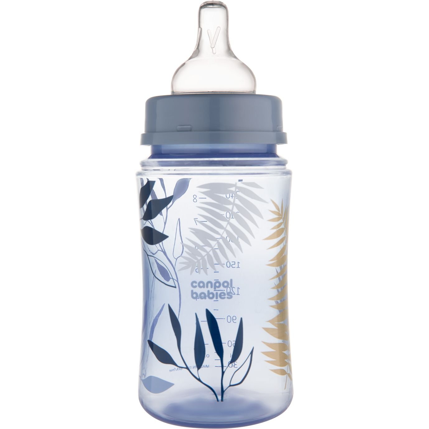Пляшка антиколікова з широким отвором Canpol babies Easystart Gold 240 мл блакитна - фото 2