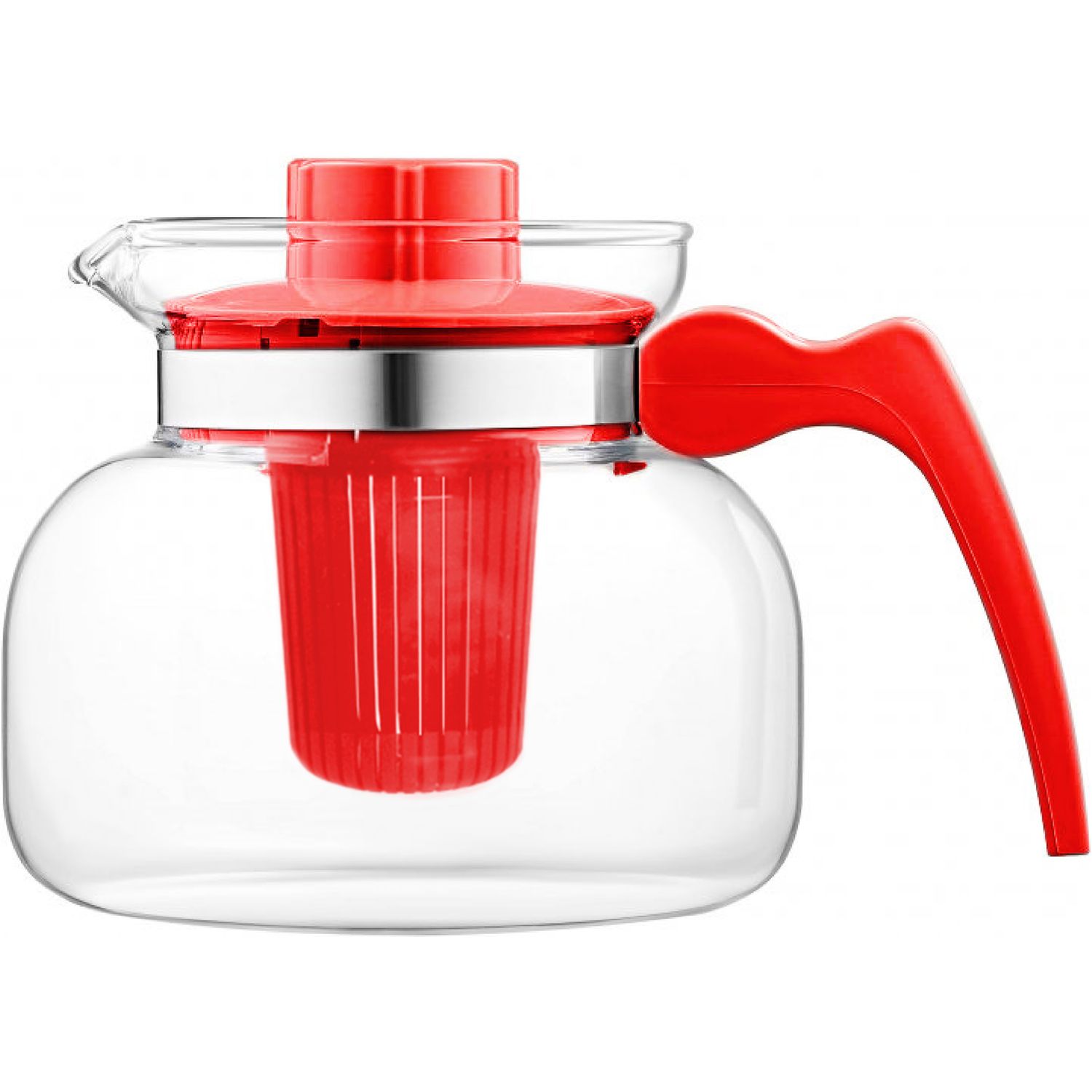 Заварочный чайник Termisil с фильтром красный 1 л (CDEP100Z) - фото 1