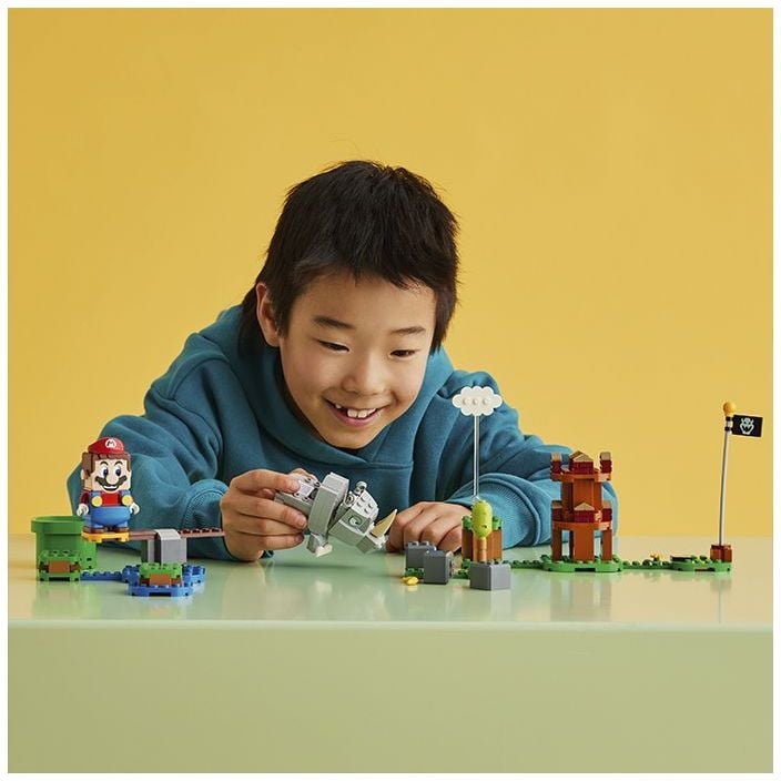 Конструктор LEGO Super Mario Носоріг Рембі, додатковий набір, 106 деталей (71420) - фото 9