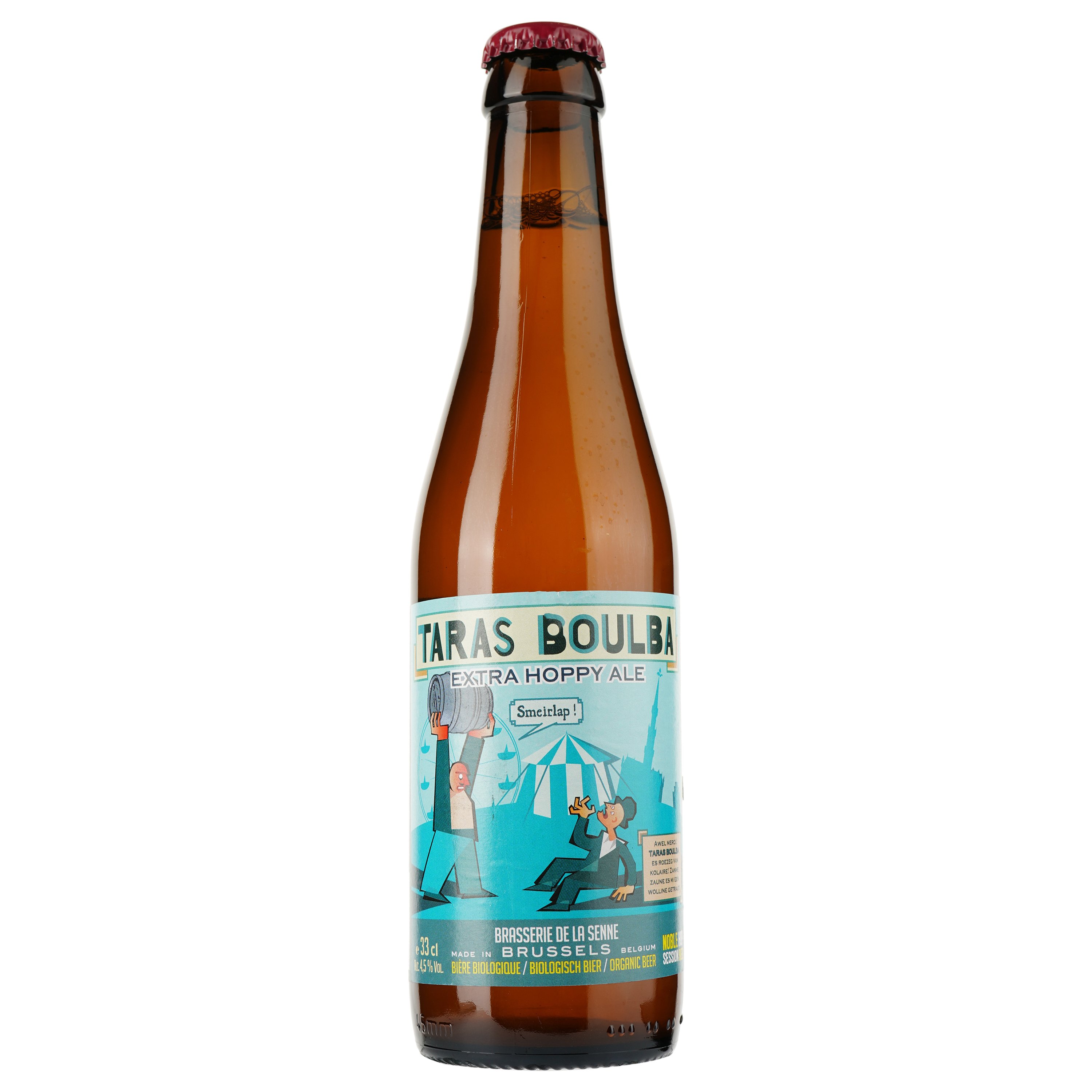Пиво Brasserie de la Senne Taras Boulba світле, 4,5%, 0,33 л (788340) - фото 1
