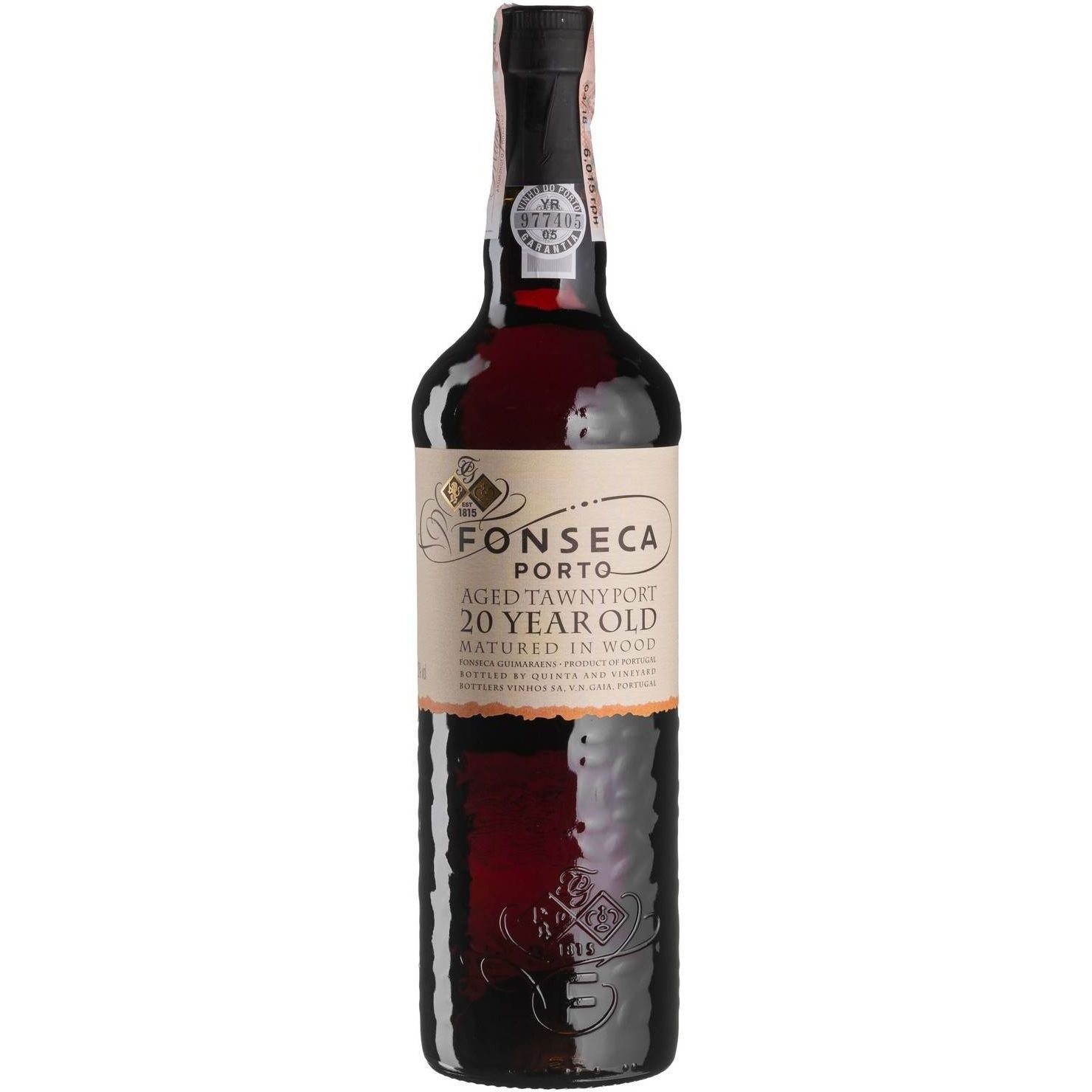 Вино портвейн Fonseca 20 yo, 20%, 0,75 л - фото 1