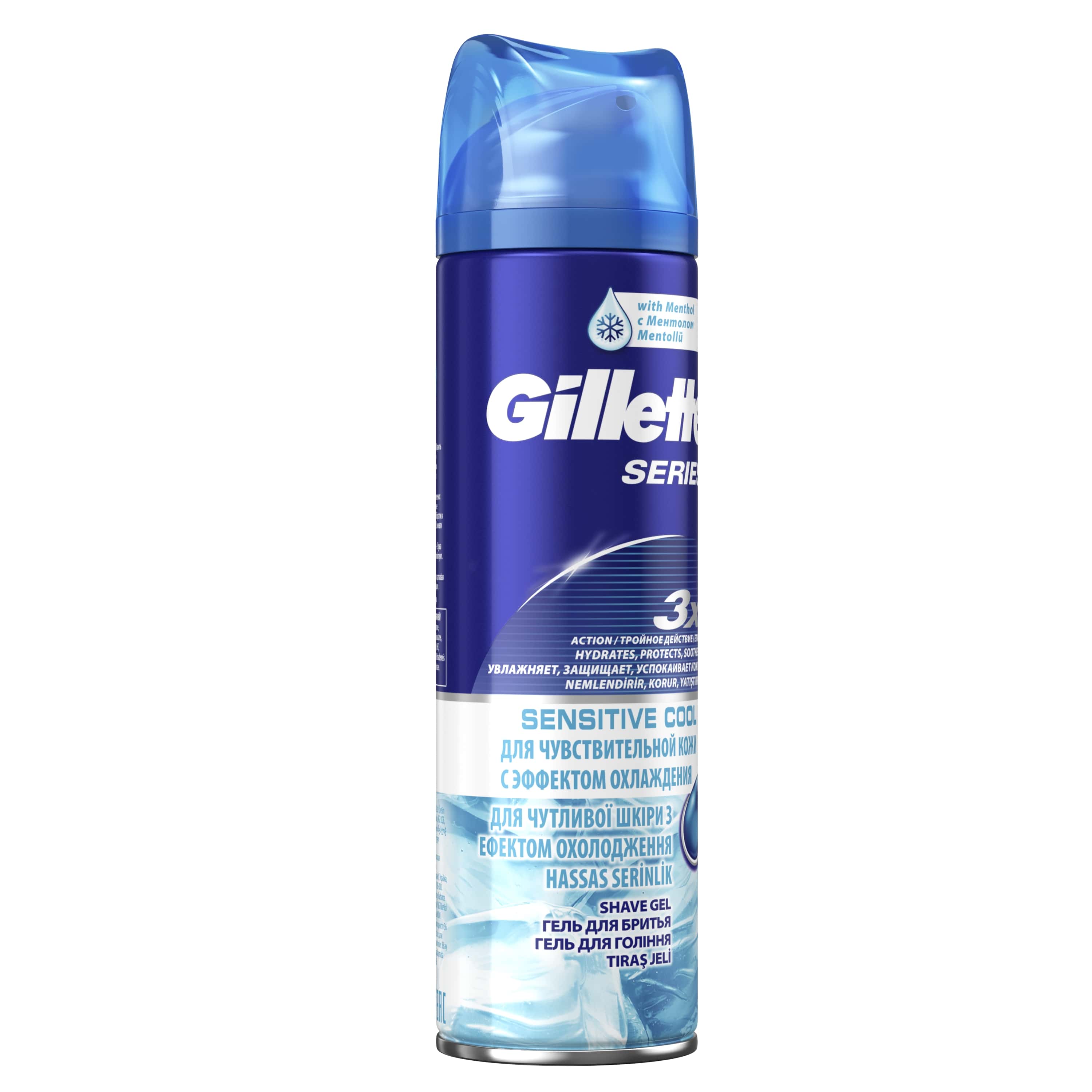 Гель для гоління Gillette Series Sensitive Cool, 200 мл - фото 2