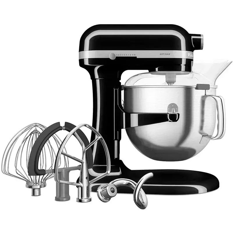 Планетарний міксер KitchenAid Artisan з підйомною чашею 6.6 л чорний (5KSM70SHXEOB) - фото 5