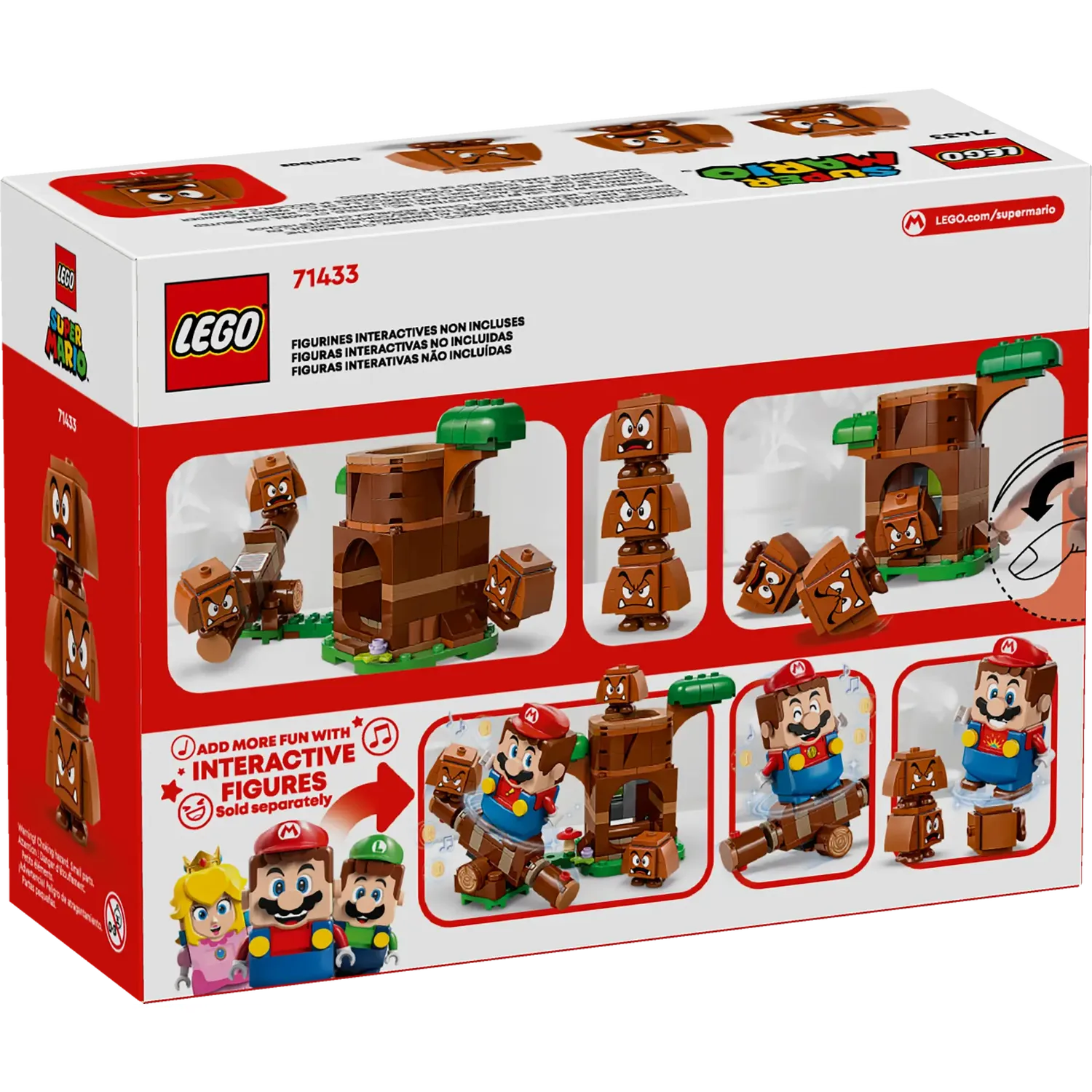 Конструктор LEGO Super Mario Ігровий майданчик для Goombas 173 деталі (71433) - фото 7