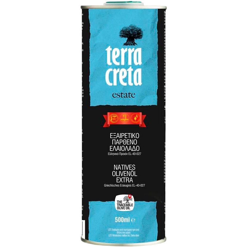 Оливкова олія Terra Creta Marasca Extra Virgin 0.5 л - фото 1