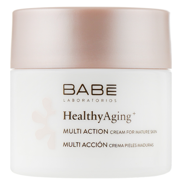 Крем для обличчя Babe Laboratorios Healthy Aging мультифункціональний, 60+, 50 мл (8436571630810) - фото 1