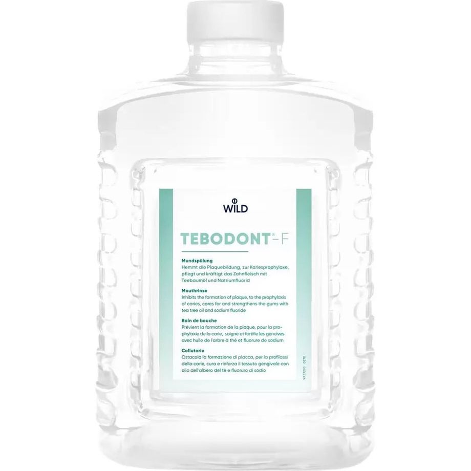 Ополаскиватель полости рта Dr. Wild Tebodont-F с маслом чайного дерева и фторидом 1.5 л - фото 1