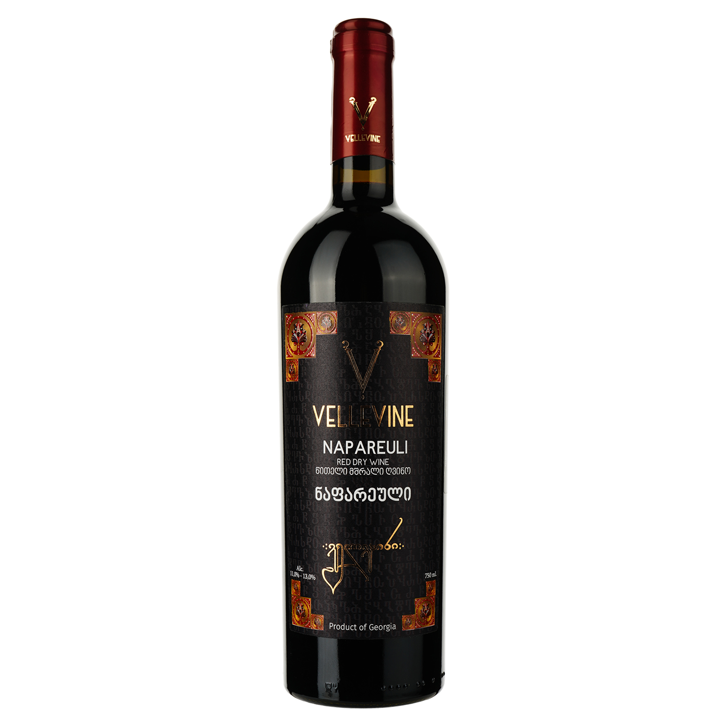 Вино Vellevine Napareuli червоне сухе 0.75 л - фото 1