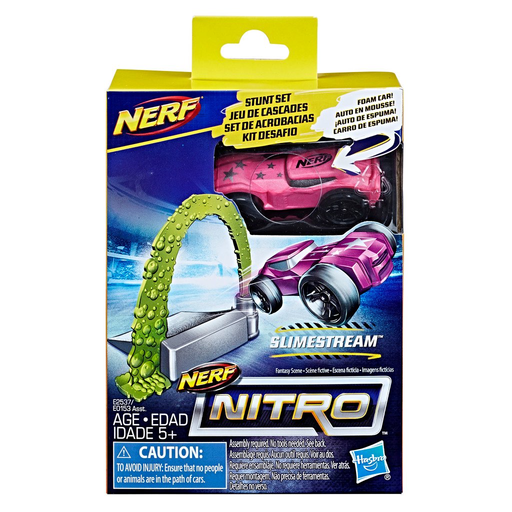 Игровой набор Hasbro Nerf Nitro Slimestream, с машинкой и препятствием (E2537) - фото 2