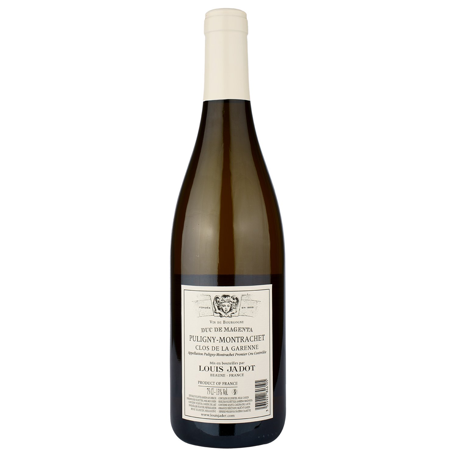 Вино Louis Jadot Puligny-Montrachet Clos de la Garenne Domaine Duc de Magenta 2020 белое сухое 0,75 л - фото 2