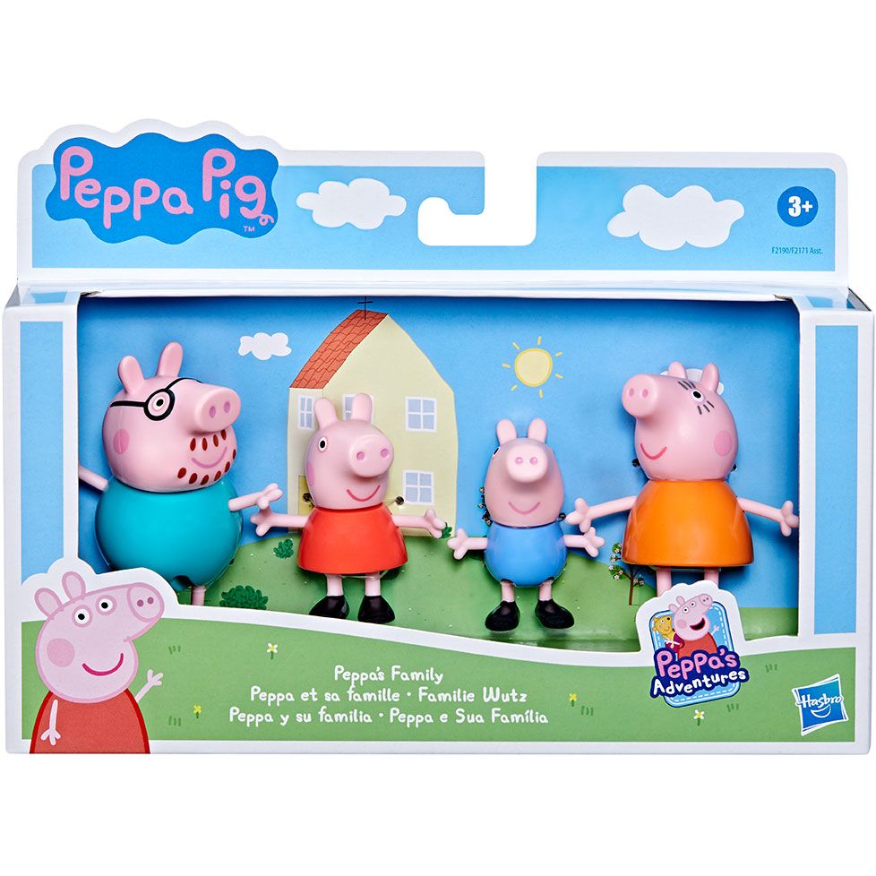 Ігровий набір Peppa Figurines Дружня родина Пеппи (F2190) - фото 1