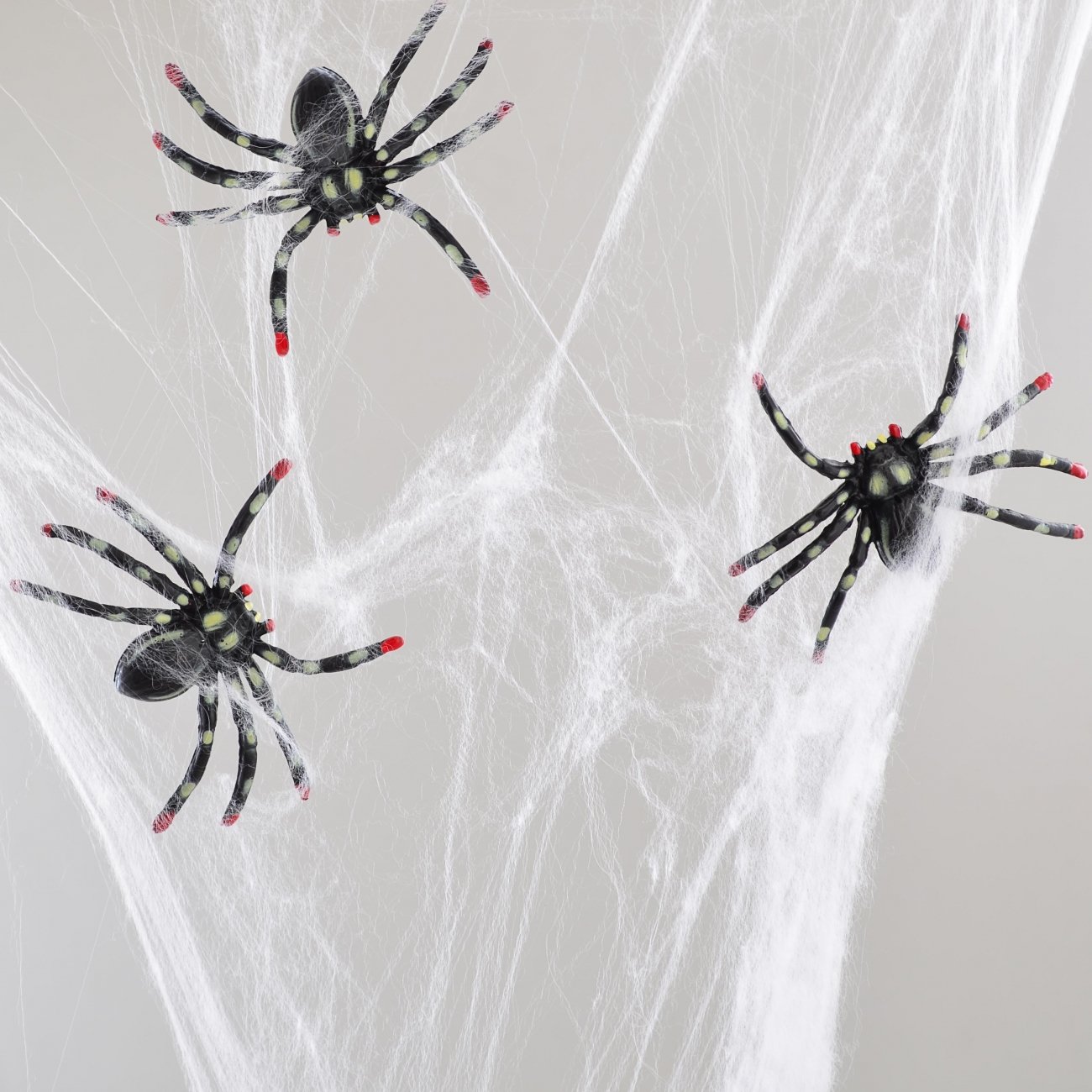 Набір декору Yes! Fun Halloween Павуки, 3 шт., чорний (973288) - фото 2