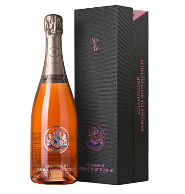 Шампанське Barons de Rothschild Rose, брют, рожеве, 12%, 0,75 л - фото 1