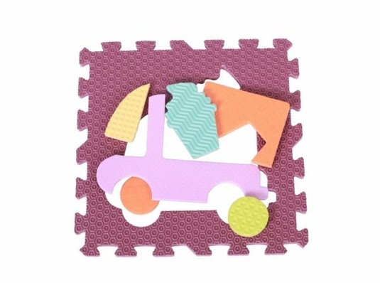 Детский игровой коврик-пазл Baby Great Быстрый транспорт, с бортиком, 122х122 см (GB-M129V2E) - фото 2