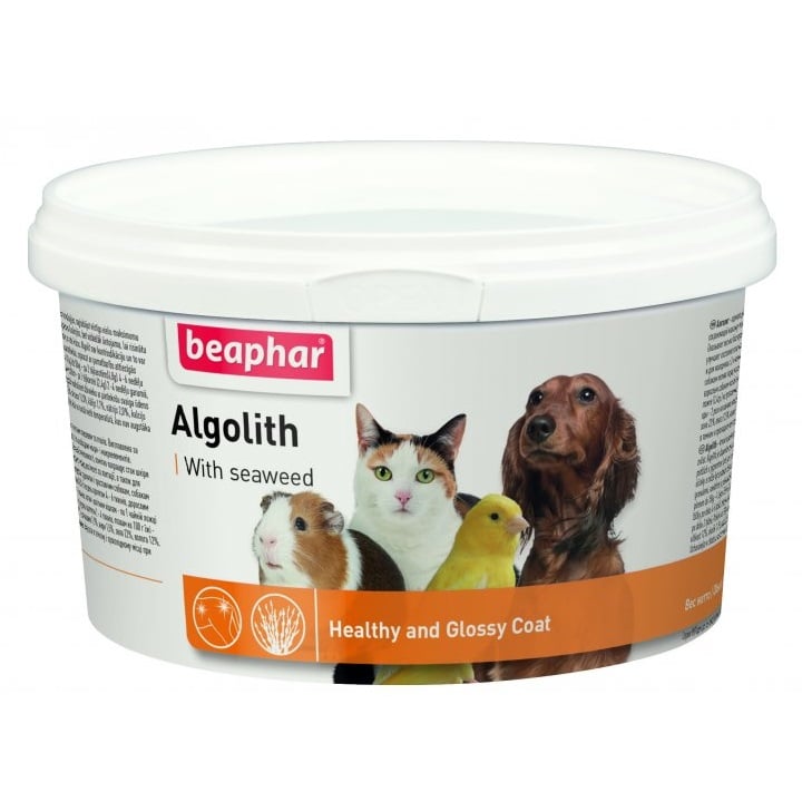 Фото - Ліки й вітаміни Beaphar Мінеральна суміш  Algolith для активізації пігменту котів та собак, 
