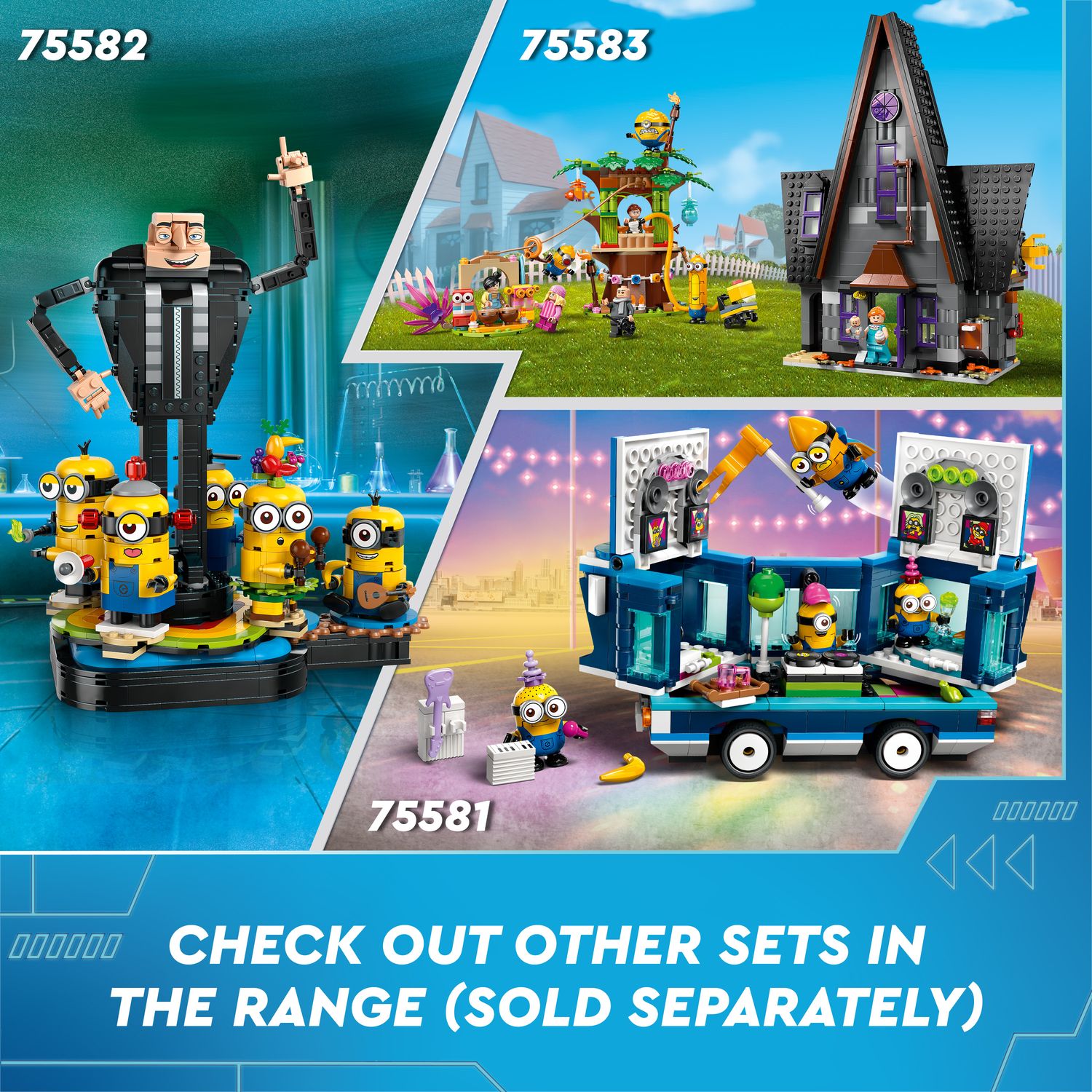 Конструктор LEGO Despicable Me Музичний автобус для вечірок Посіпак 379 деталей (75581) - фото 12