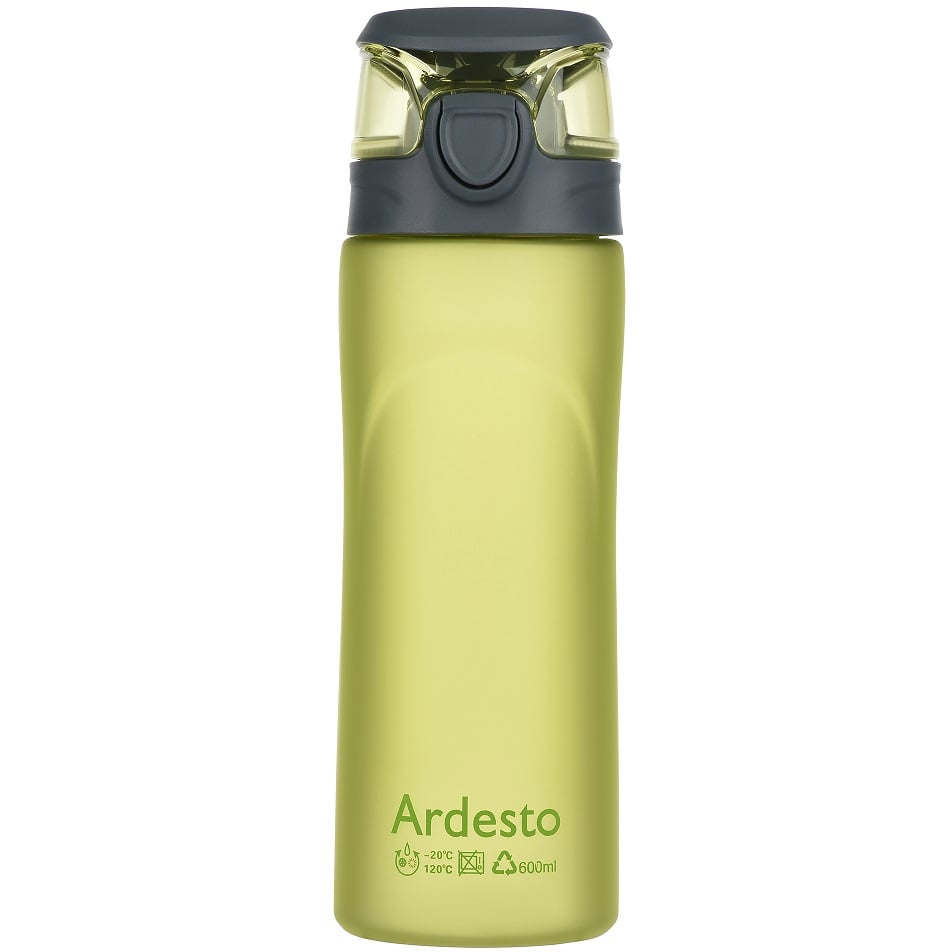 Бутылка для воды Ardesto Matte Bottle, 0,6 л, салатовый (AR2205PG) - фото 1