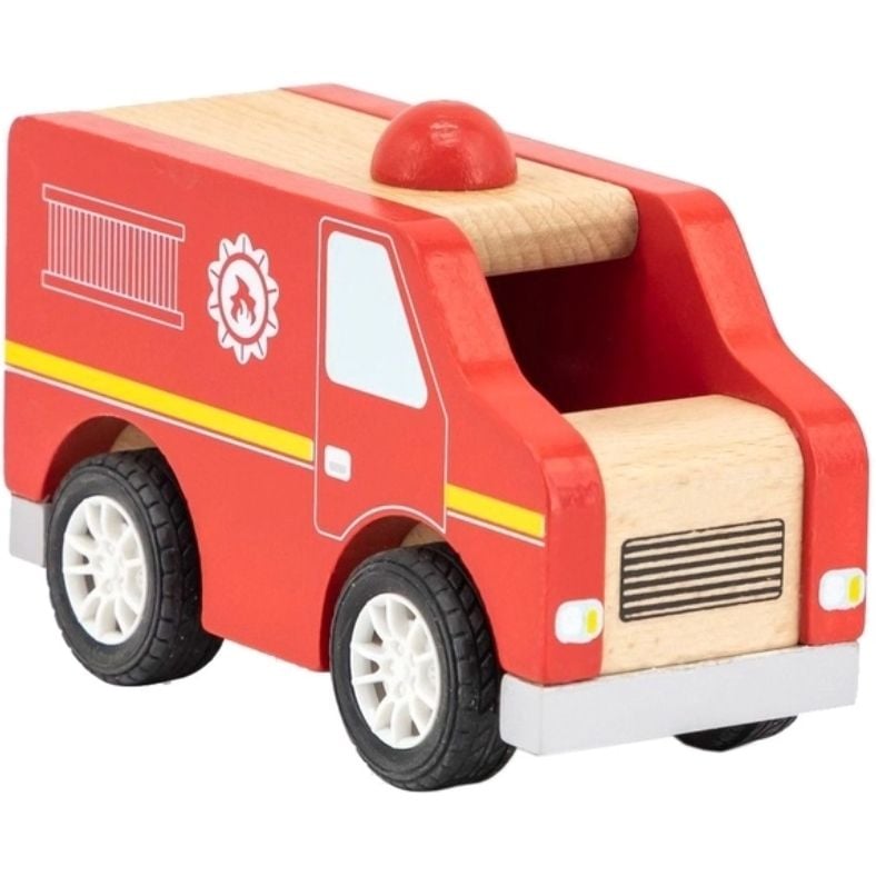 Дерев'яна машинка Viga Toys Пожежна (44512) - фото 1