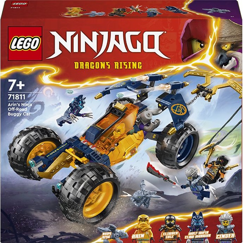 Конструктор LEGO Ninjago Багги для бездорожья ниндзя Арин 267 деталей (71811) - фото 1