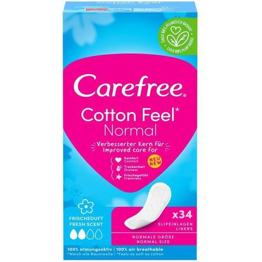 Щоденні прокладки Carefree Cotton ароматизовані 34 шт. - фото 1