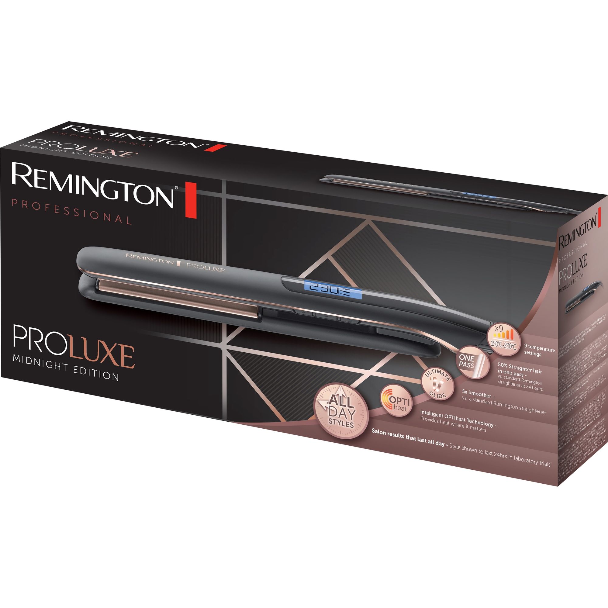 Выпрямитель Remington ProLuxe Midnight Edition S9100B черный - фото 5