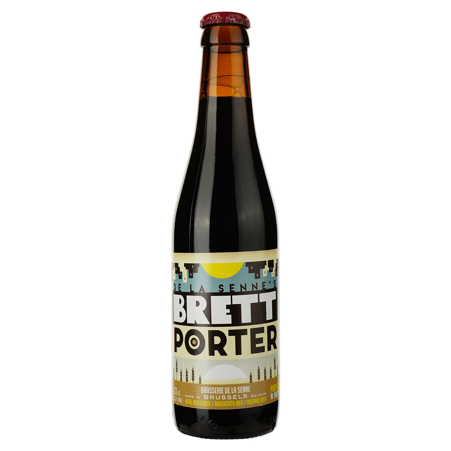 Пиво Brasserie de la Senne Brett Porter темное 5.7% 0.33 л - фото 1