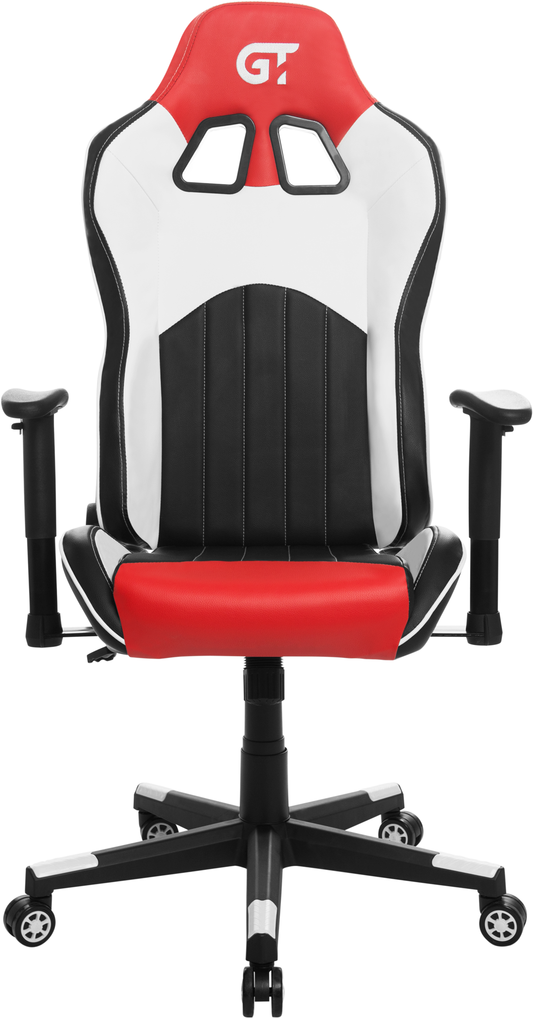 Геймерское кресло GT Racer черное красно-белый (X-5813 Black/Red/White) - фото 8